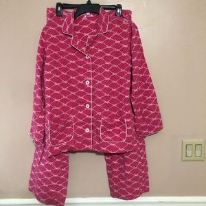 Lily Pulitzer flannel pajamas size small